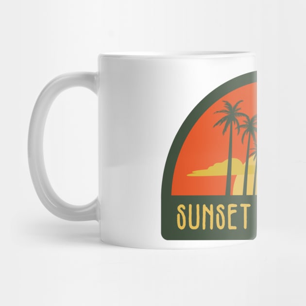 Vintage sunset boulevard by waltzart